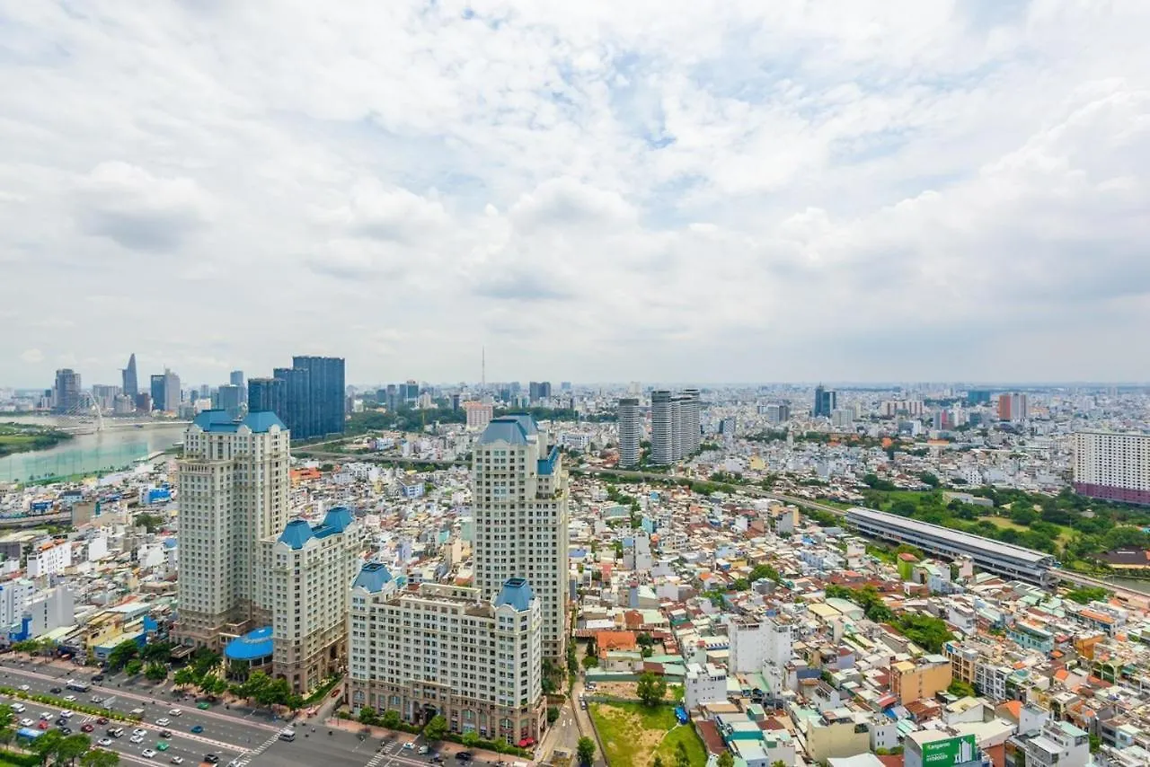 Panzió Can Ho Cho Thue O Vinhome Central Park Ho Si Minh-város Vietnám